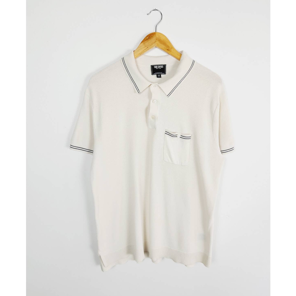 Todd Snyder Cotton Silk Polo Shirt